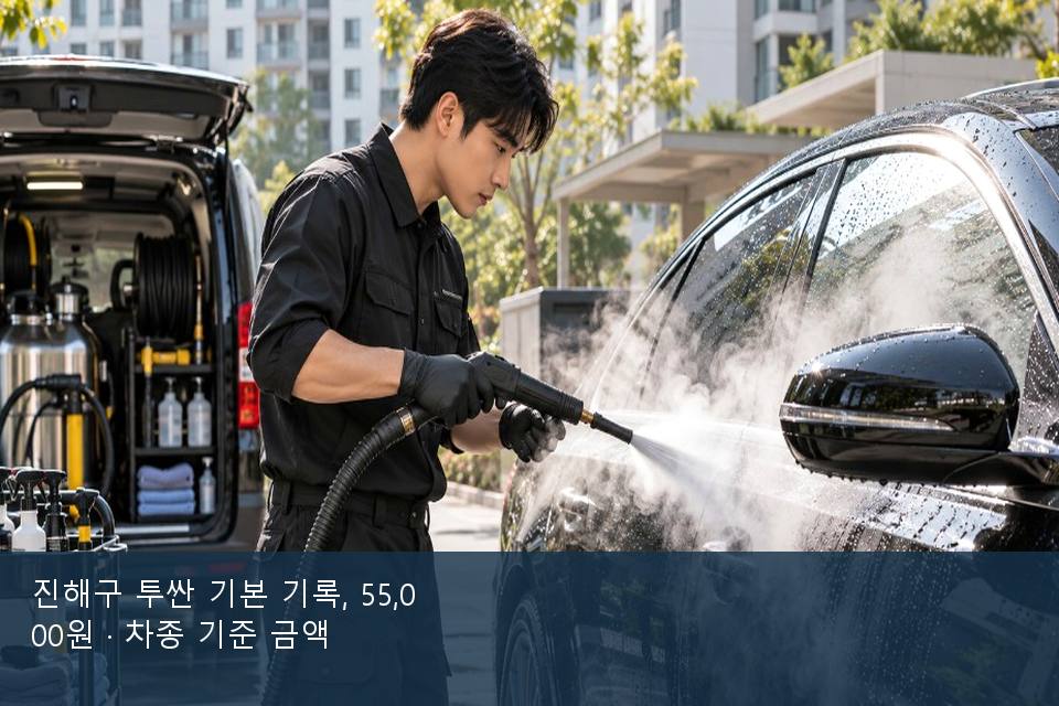 진해구 투싼 기본 기록, 55,000원 · 차종 기준 금액