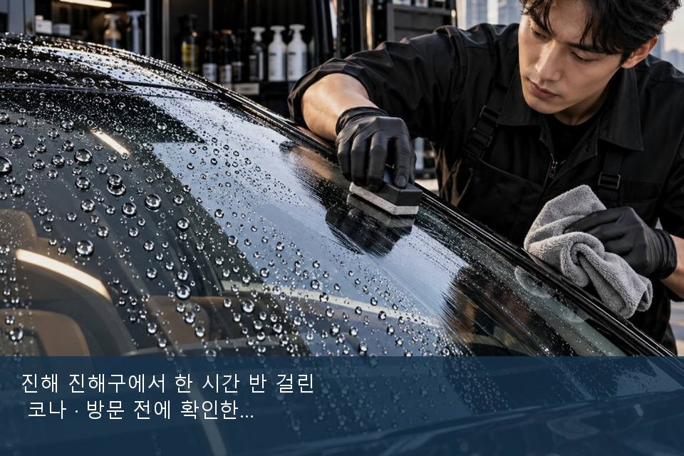 진해 진해구에서 한 시간 반 걸린 코나 · 방문 전에 확인한 것